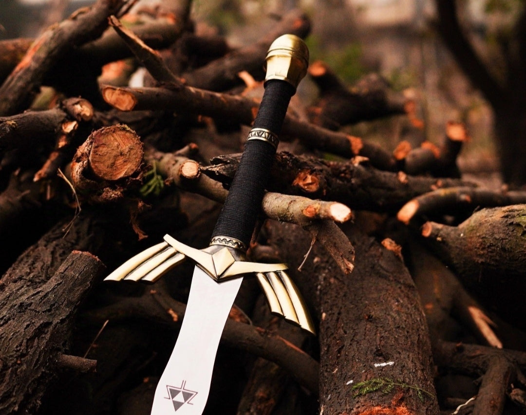 Hand Forged Stainless Steel Legend of Zelda Link Master Sword with Scabbard