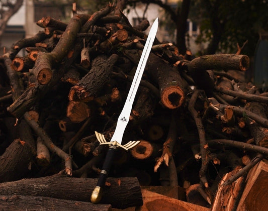 Hand Forged Stainless Steel Legend of Zelda Link Master Sword with Scabbard